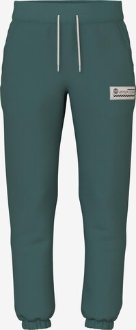 Effilé Pantalon 'Teon' NAME IT en vert : devant