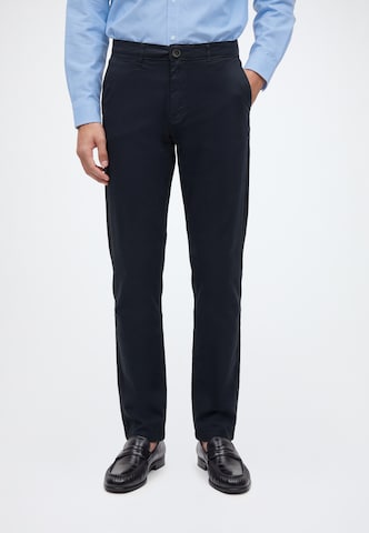 Petrol Industries - Slimfit Pantalón chino en azul: frente