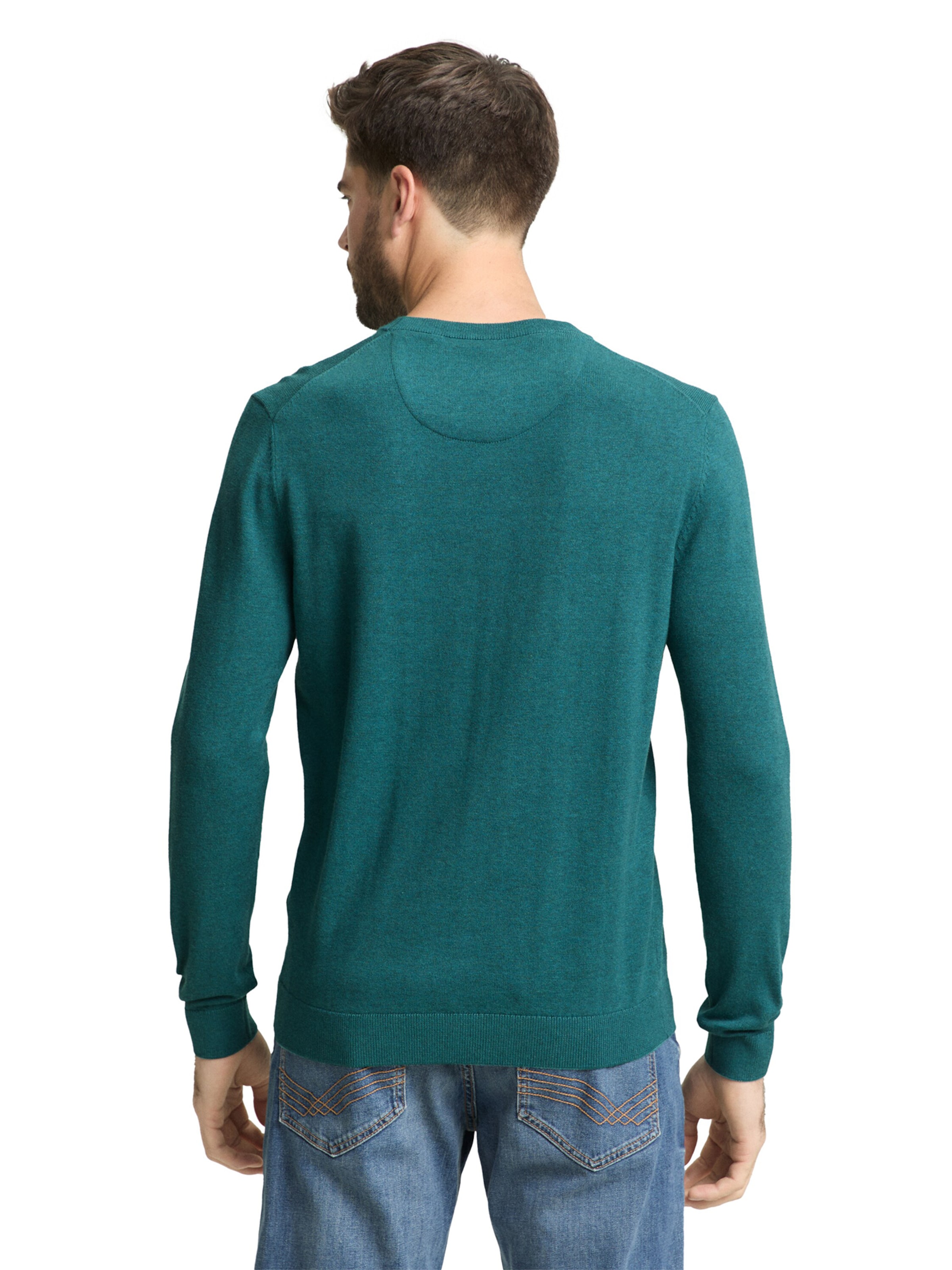 Pulover de la TOM TAILOR pe verde