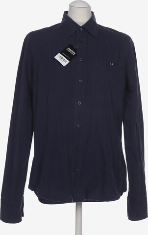 SEIDENSTICKER Button Up Shirt in M in Blue: front