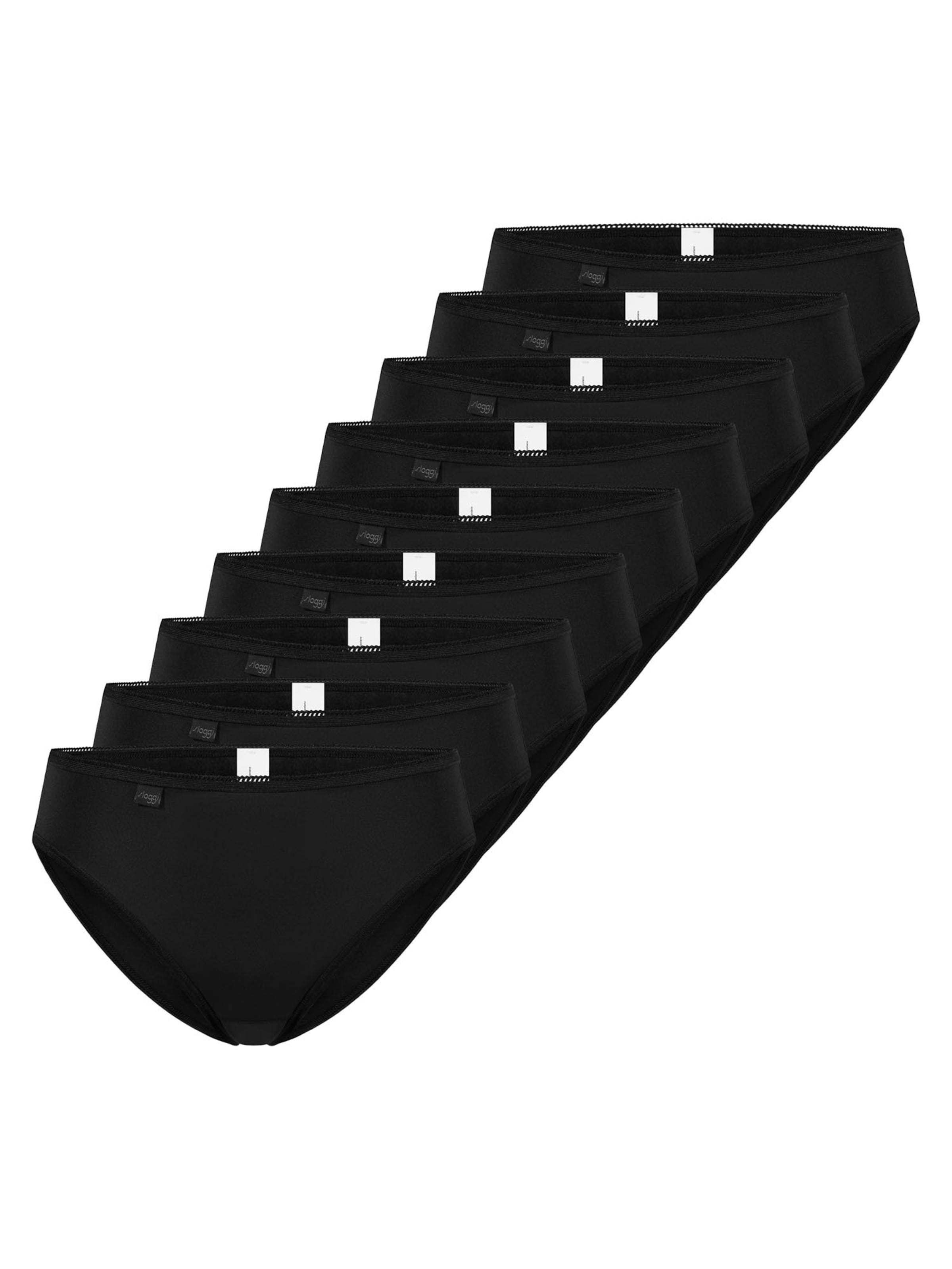 SLOGGI Slip '24/7 Microfibre'‌‌‌‌‌ in Schwarz: Vorderseite