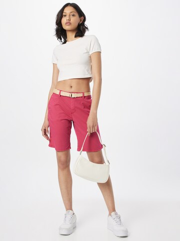 Regular Pantalon chino ESPRIT en rose