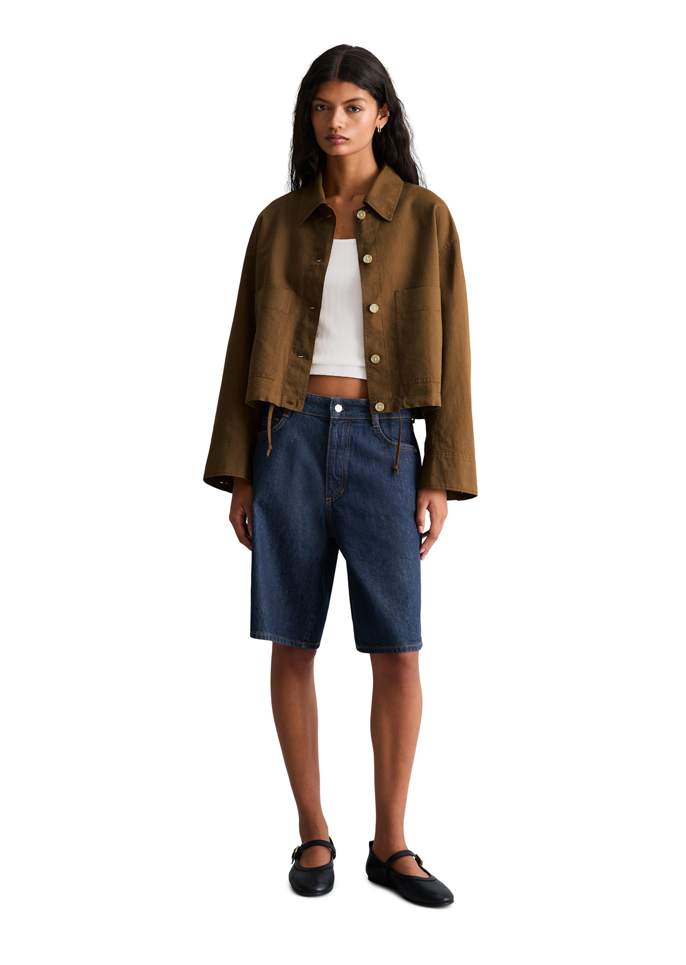 Marc O'Polo DENIM Tussenjas in Bruin