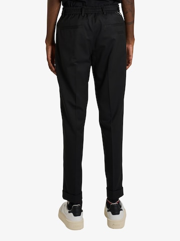 LOW BRAND Slimfit Pantalon in Zwart