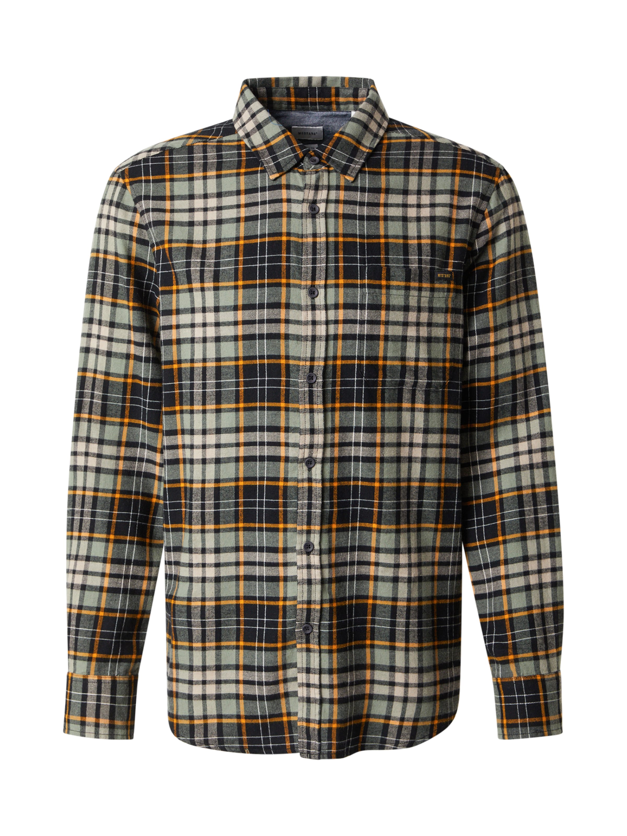 Comfort Fit Cămașă 'Eastbridge' de la MUSTANG pe verde: față