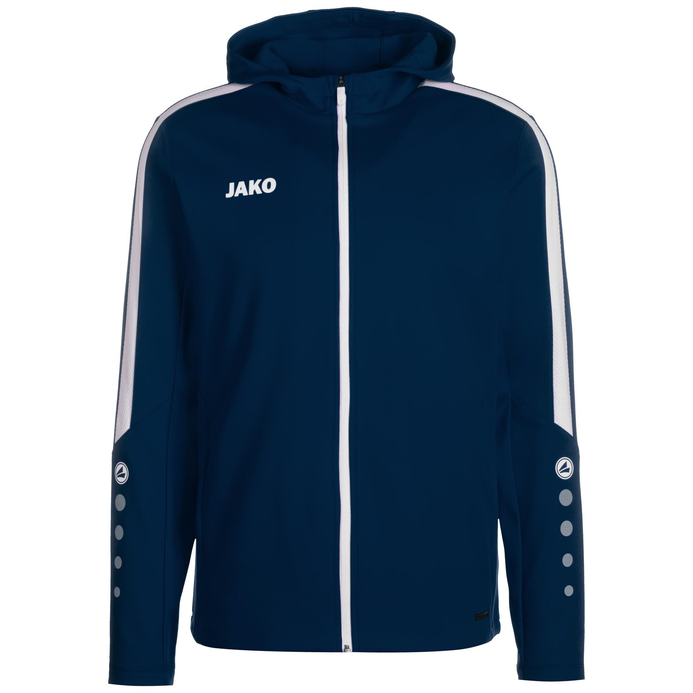 JAKO Sportjacke 'Power' in Blau: Vorderseite