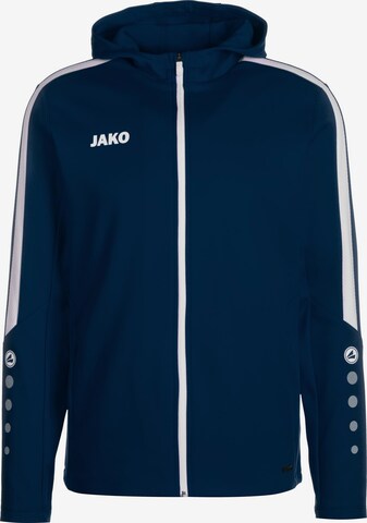 JAKO Athletic Jacket 'Power' in Blue: front