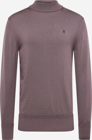 G-Star RAW Pullover 'Premium Core' in Braun: predná strana