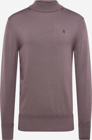 G-Star RAW Sweater 'Premium Core' in Brown: front