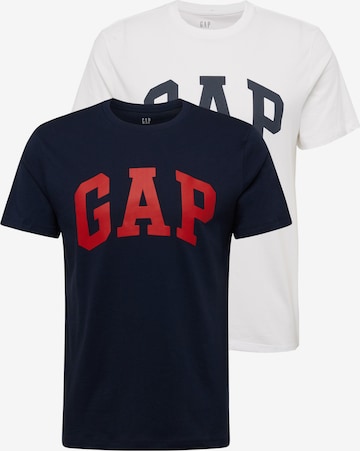 GAP Regular fit Majica 'ARCH' | modra barva: sprednja stran