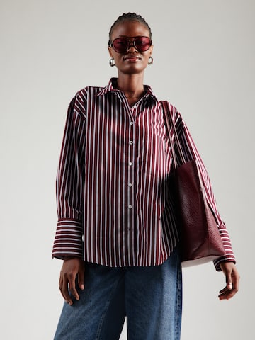 Gina Tricot Blouse in Red: front