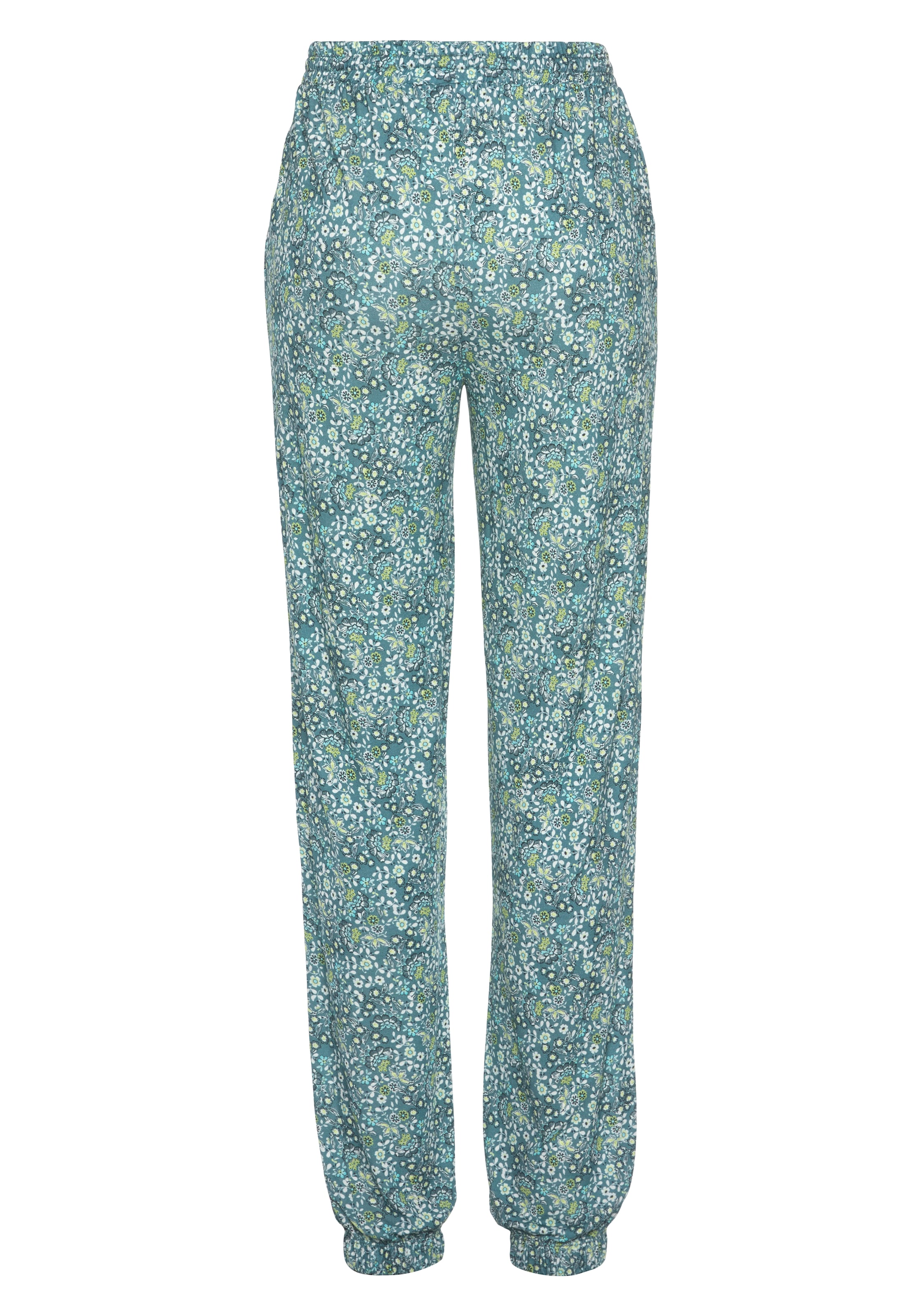 VIVANCE Zúžený strih Nohavice - Zelená