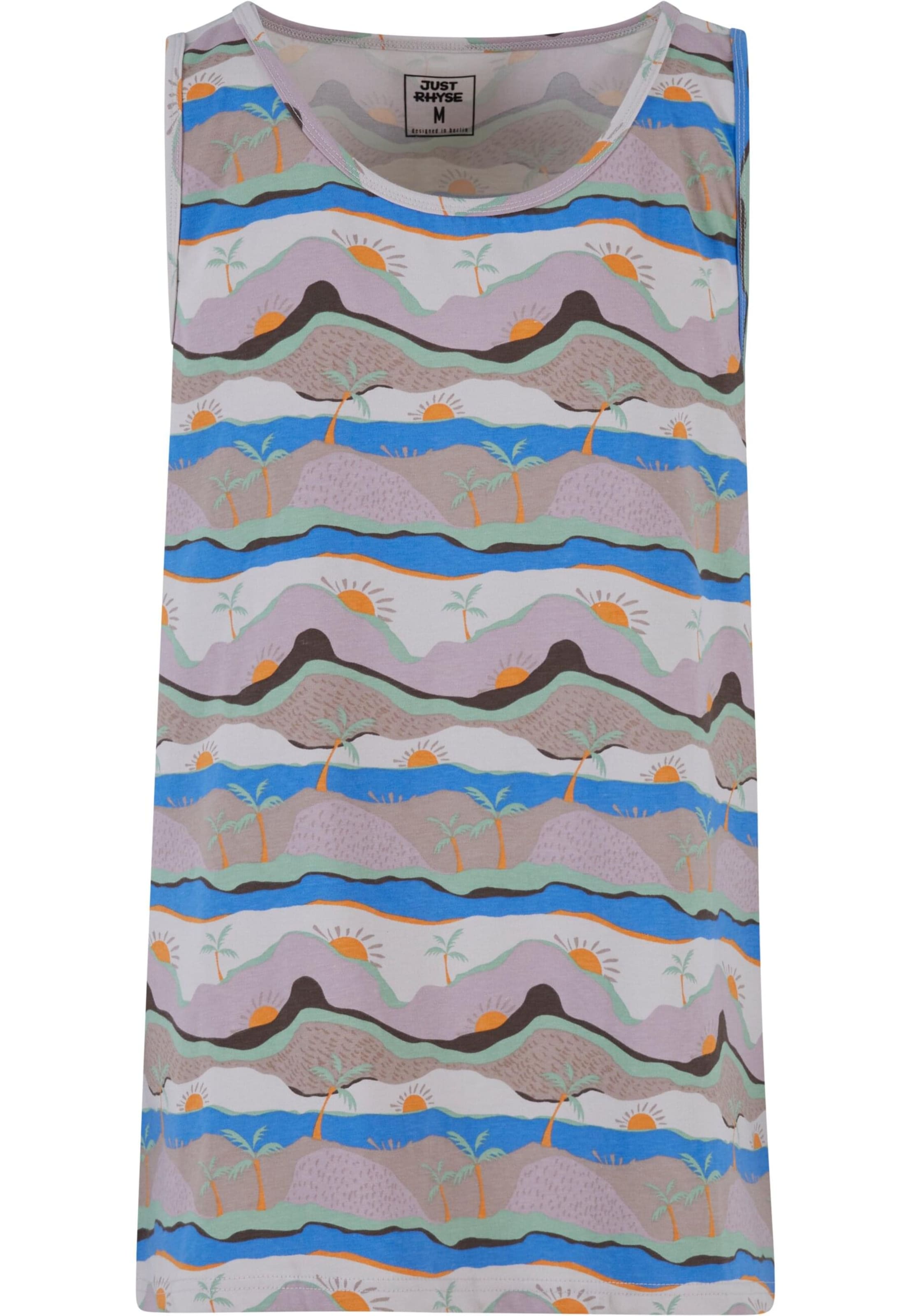 T-Shirt 'Sunrise' Just Rhyse en mélange de couleurs : devant