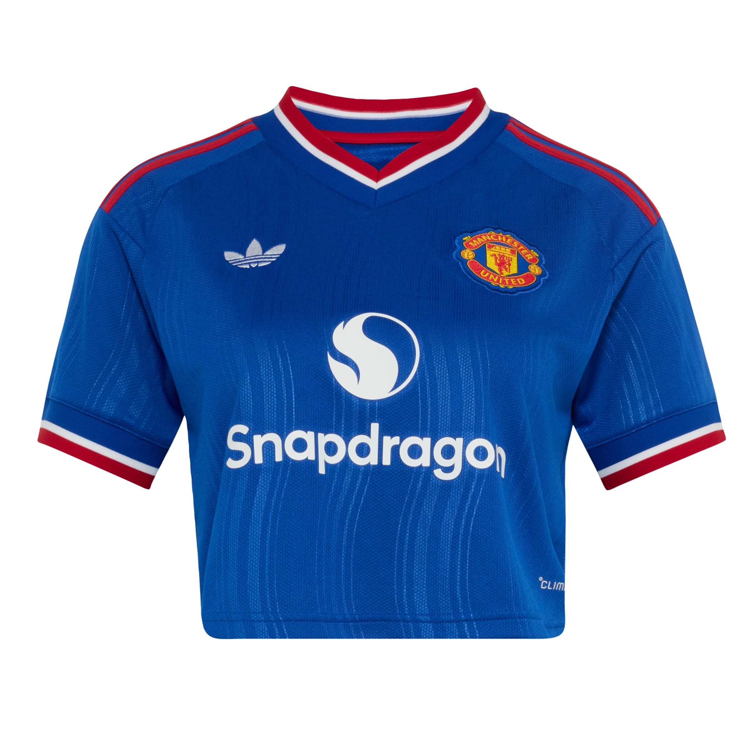 ADIDAS PERFORMANCE Maillot 'Manchester United 26/27' en 4XS en bleu marine / rouge / blanc, Vue avec produit