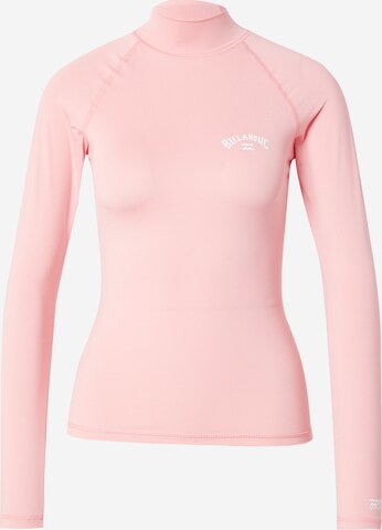 BILLABONG Функциональная футболка 'TROPIC' в Ярко-розовый: спереди