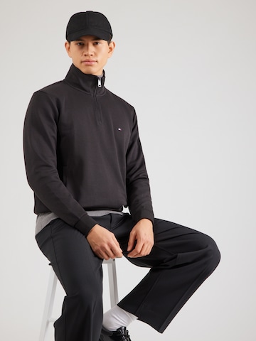 TOMMY HILFIGER Sweatshirt 'ESSENTIAL' in Black: front
