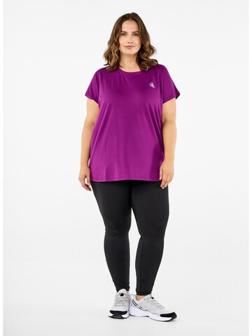T-shirt fonctionnel 'ABASIC' Active by Zizzi en violet