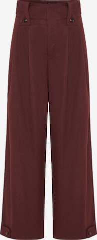 Funky Buddha Regular Laskoshousut värissä punainen: etupuoli