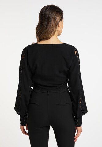 faina Blouse in Zwart