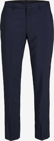 JACK & JONES Slim fit Pleated Pants in Blue: front