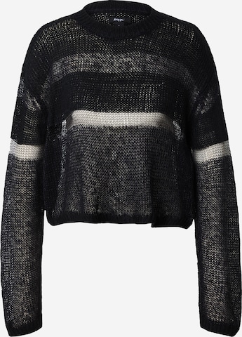 Nasty Gal Pullover 'Gauzy' in Schwarz: predná strana