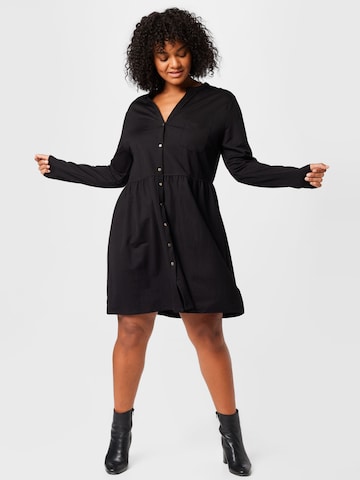 ABOUT YOU Curvy Dress 'Tamina' in Black: front