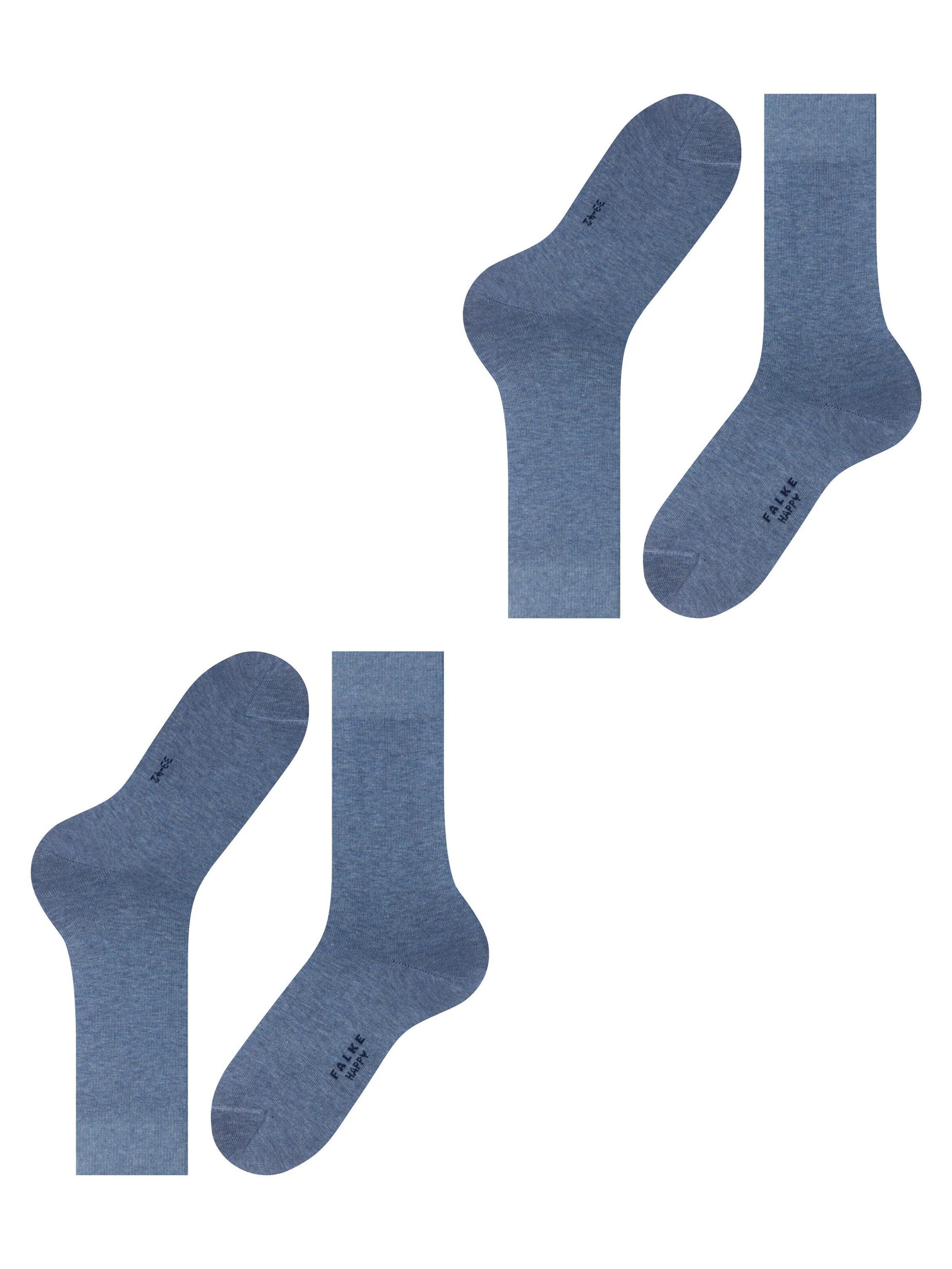 FALKE Socks 'Happy 2-Pack' in Blue
