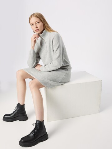 ONLY Knitted dress 'VERONA' in Grey