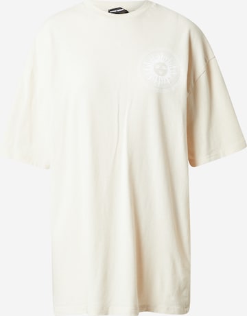 Tally Weijl T-shirt i beige: framsida