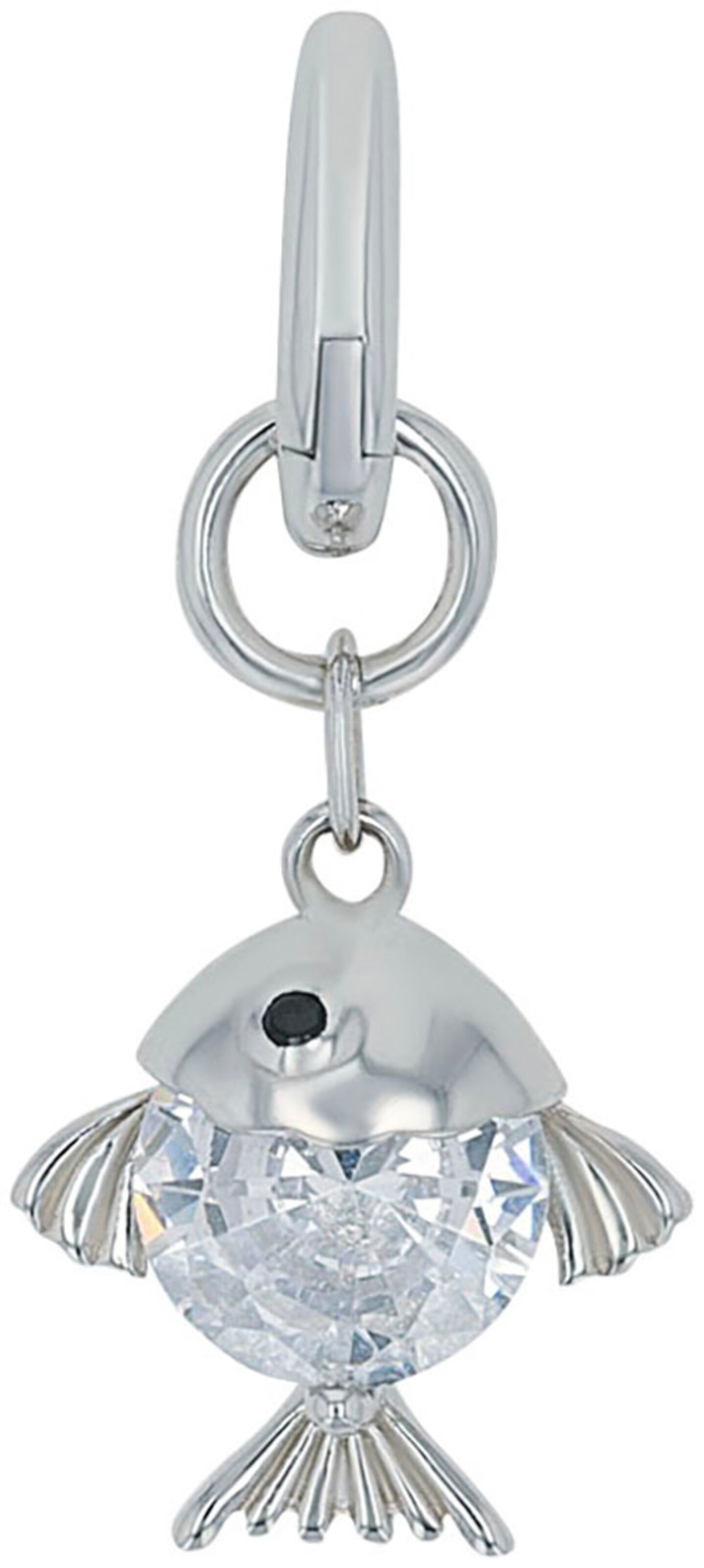 AMOR Pendant in Silver: front