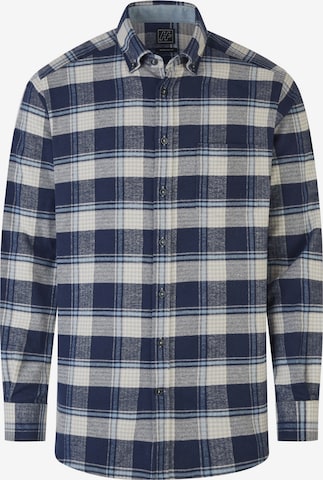 HECHTER PARIS Regular fit Button Up Shirt in Blue: front