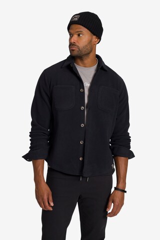 Sweat-shirt STHUGE en noir : devant