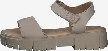 TAMARIS Sandal i brun: framsida