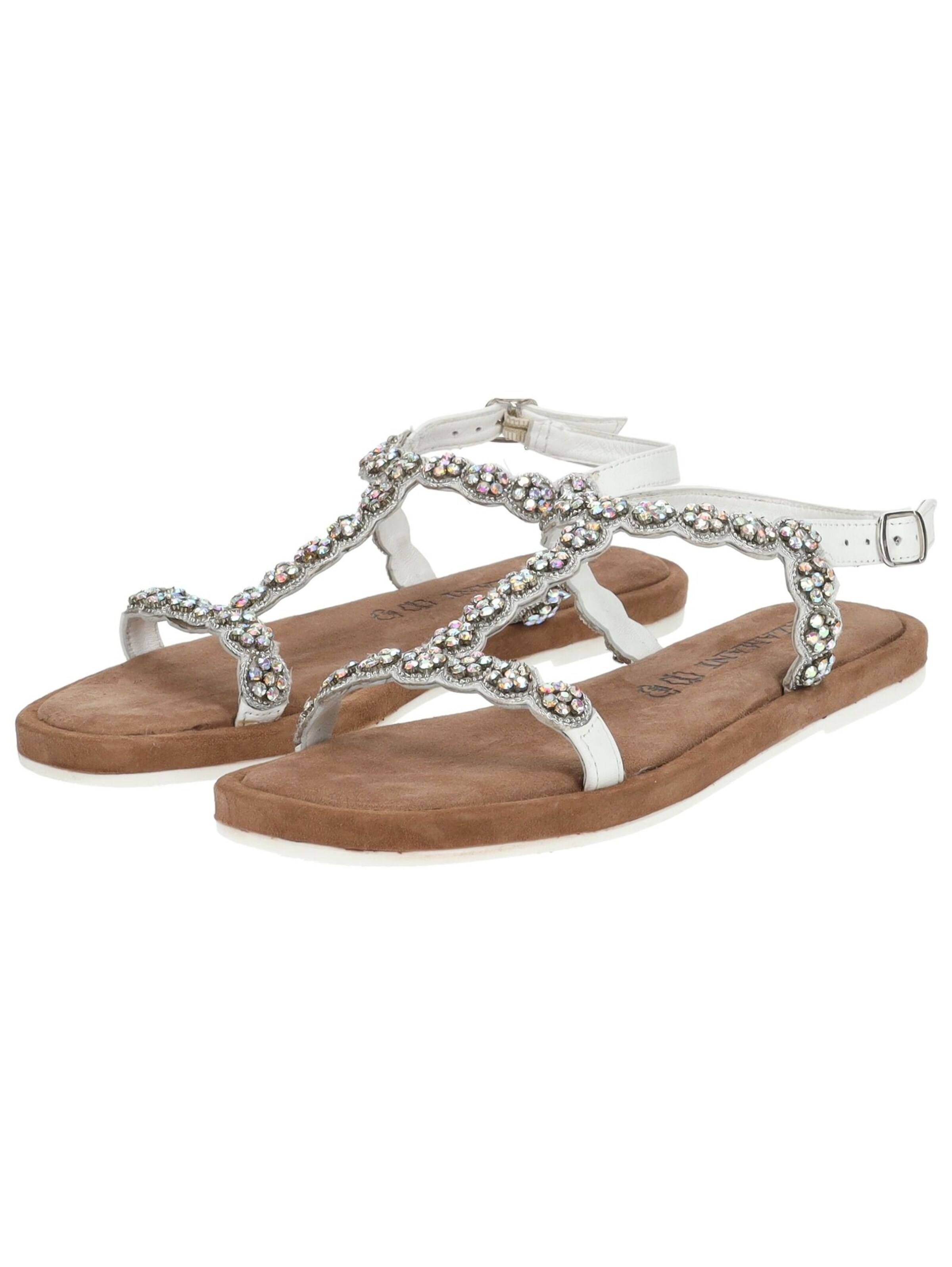 Sandales à lanières LAZAMANI en blanc