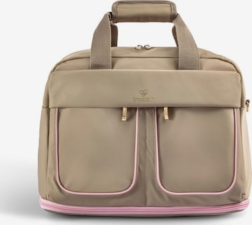 Trousse de maquillage 'Milly' Braccialini en beige : devant