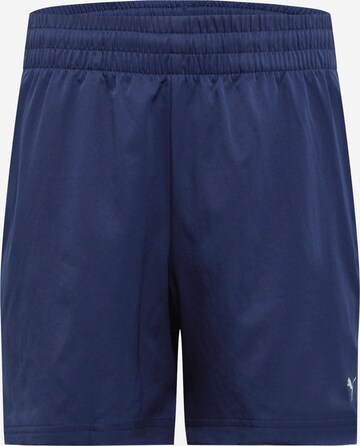 Regular Pantalon de sport PUMA en bleu : devant