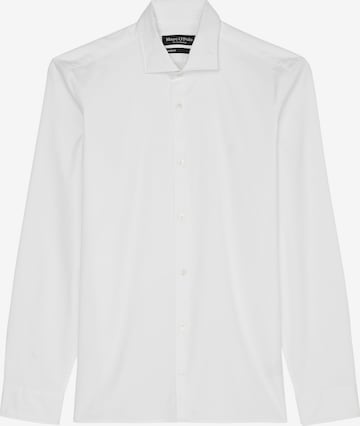Marc O'Polo Button Up Shirt in White: front
