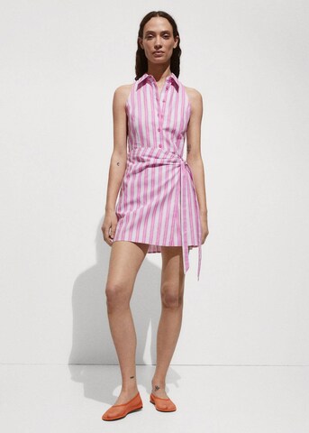 Robe-chemise 'Capri' MANGO en rose