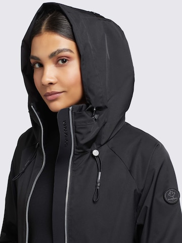 Manteau mi-saison 'Paxi' khujo en noir