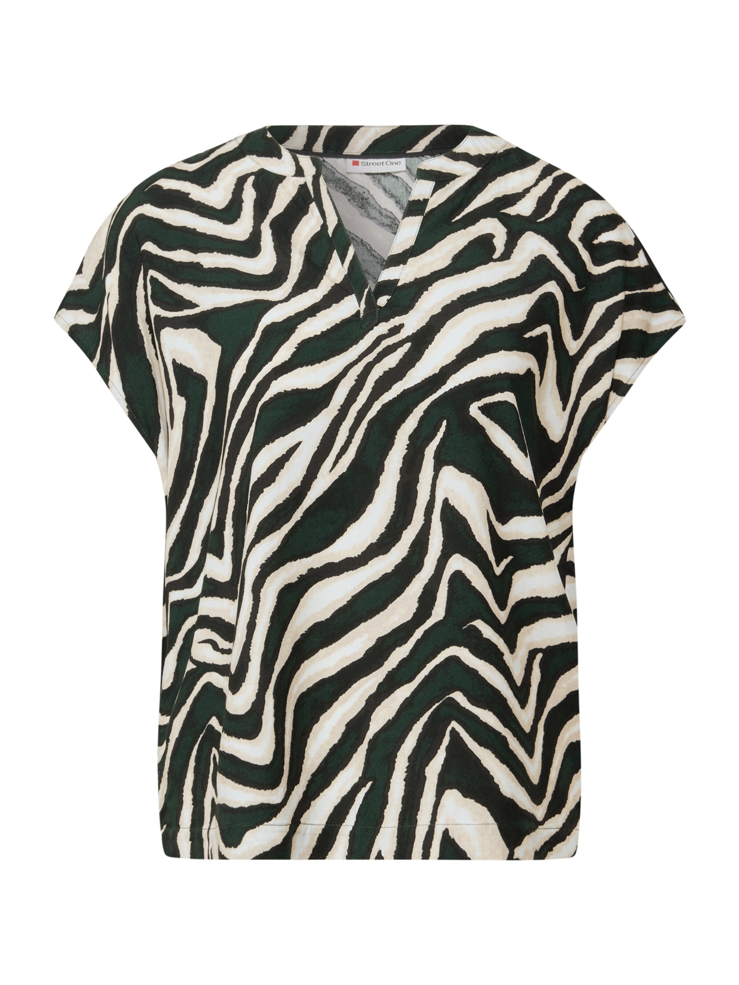 STREET ONE Bluse in Schwarz: Vorderseite