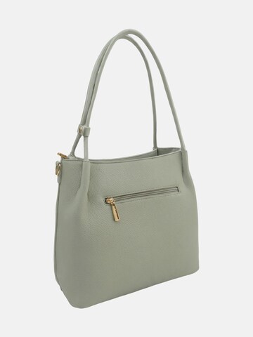 Borsa a spalla 'Borsa a Spalla Gianmarco Venturi PVC con Cuore Strass' di GianMarco Venturi in verde