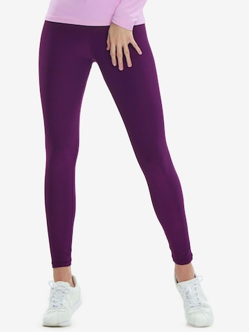 Skinny Pantalon de sport 'AEL112C' Winshape en violet : devant