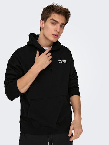 Only & Sons Sweatshirt 'Fritz' in Black