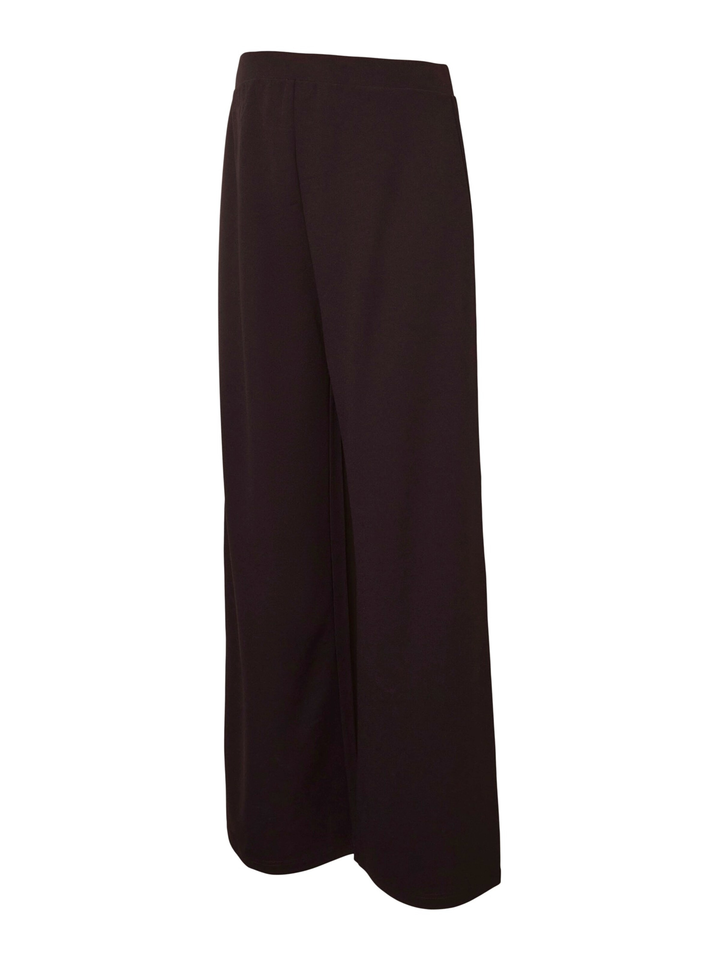 MAMALICIOUS Wide leg Παντελόνι 'MLKAREN' σε καφέ: μπροστά