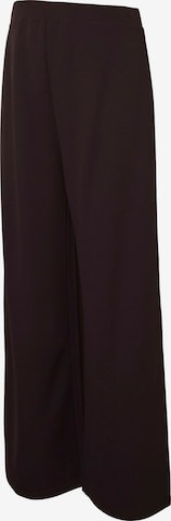 MAMALICIOUS Wide Leg Housut 'MLKAREN' värissä ruskea: etupuoli