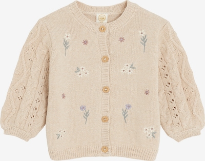 Cool Club Neuletakki värissä beige / pastellinvihreä / malva / valkoinen, Tuotenäkymä