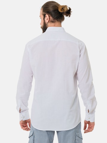 CIPO & BAXX Slim fit Overhemd 'CH199' in Wit