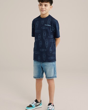 WE Fashion Shirt in Blue