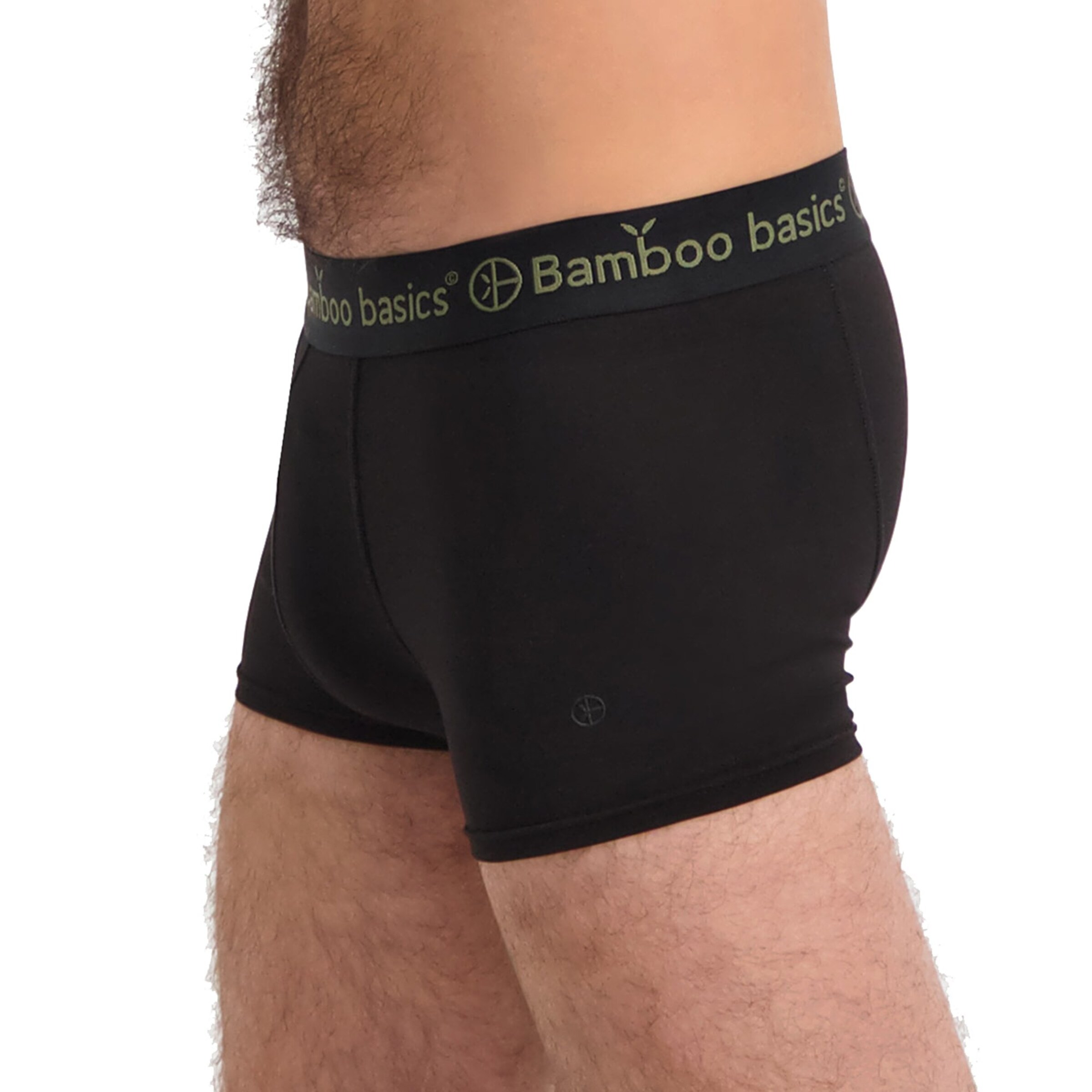 Boxer di Bamboo basics in nero
