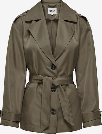 ONLY Between-Seasons Coat in Green: front